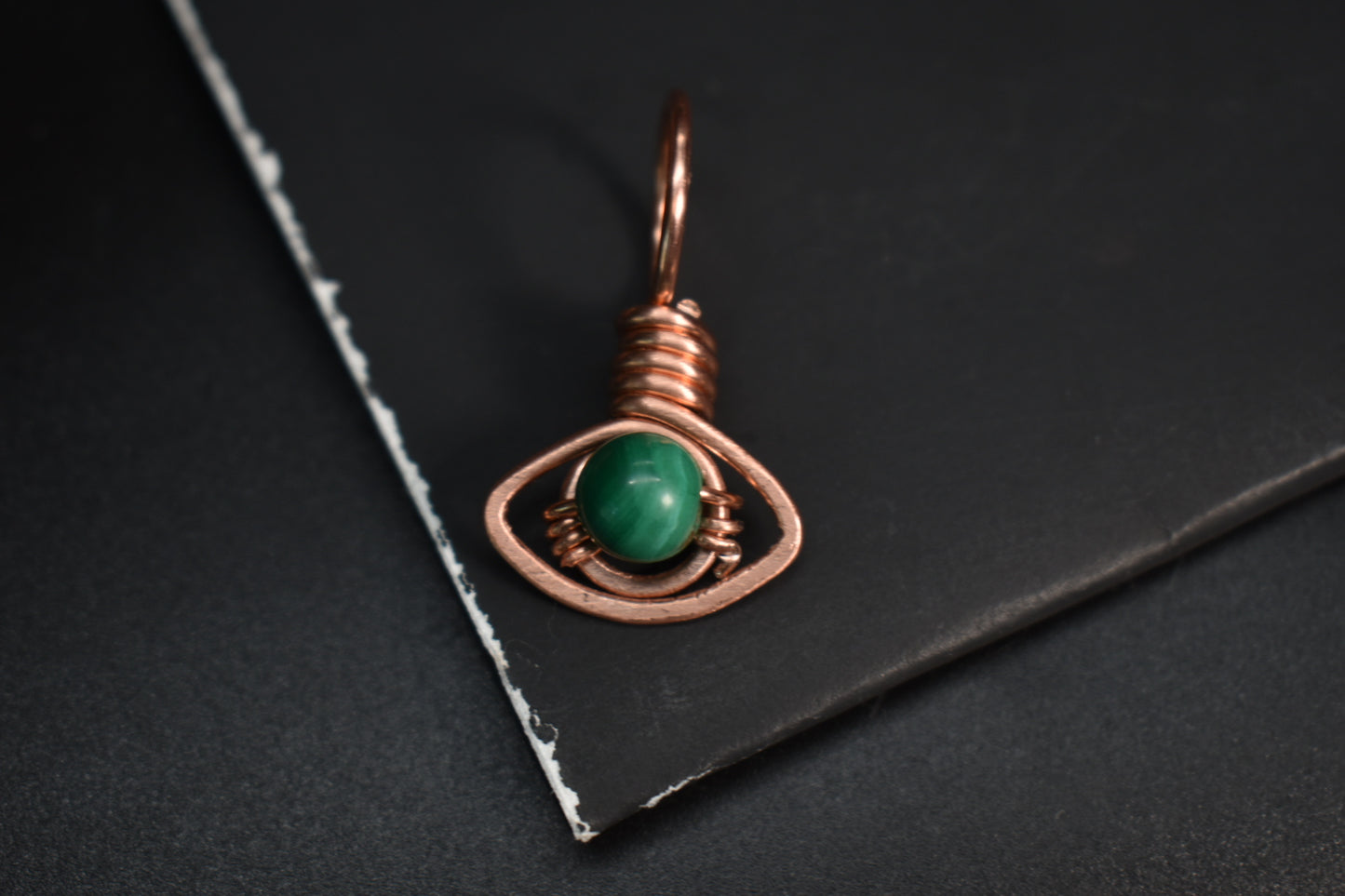 Solar Eye- Copper Pendant - KOSMIK COLLECTIONS