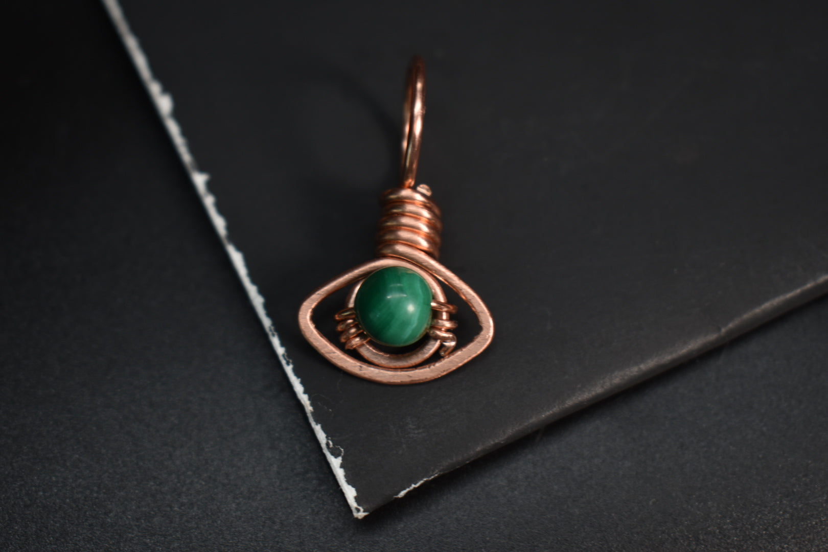 Solar Eye- Copper Pendant - KOSMIK COLLECTIONS