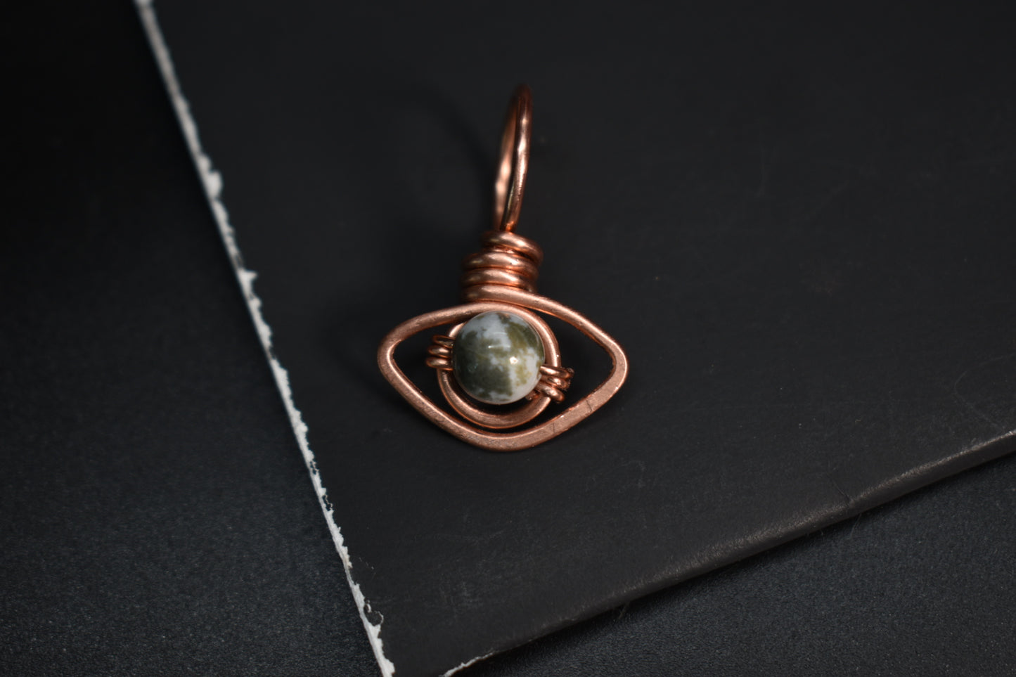Solar Eye- Copper Pendant - KOSMIK COLLECTIONS