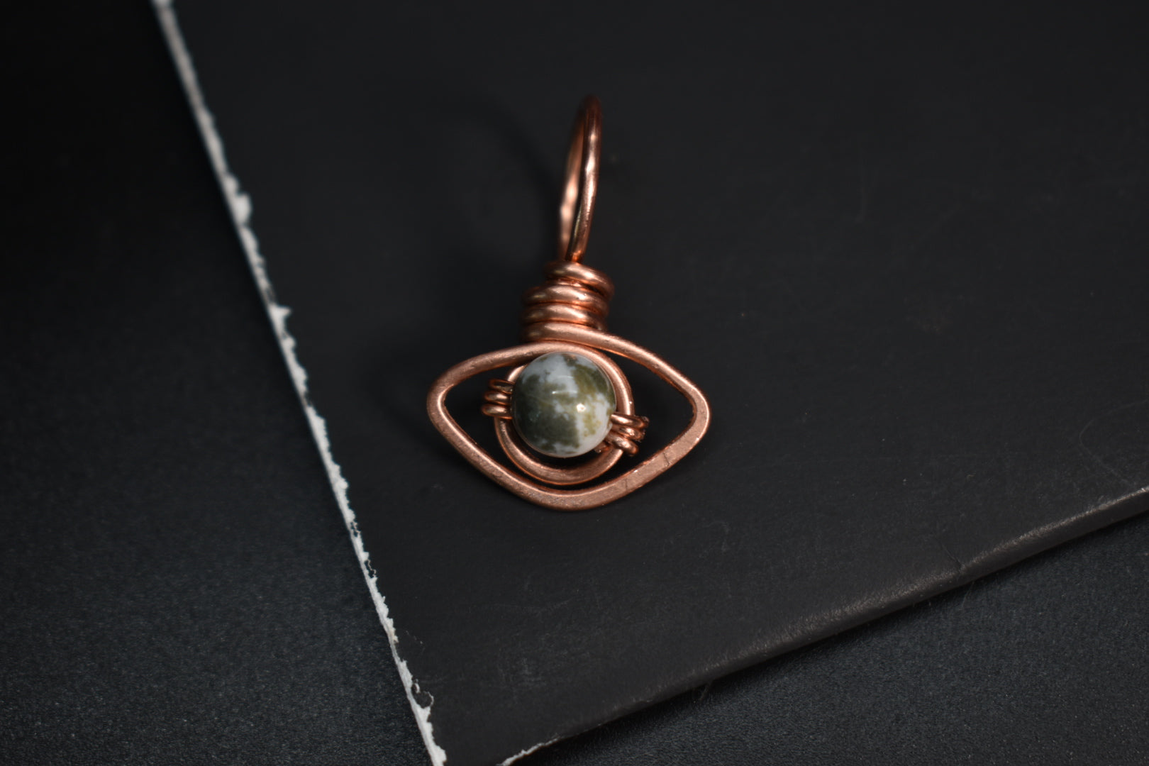 Solar Eye- Copper Pendant - KOSMIK COLLECTIONS