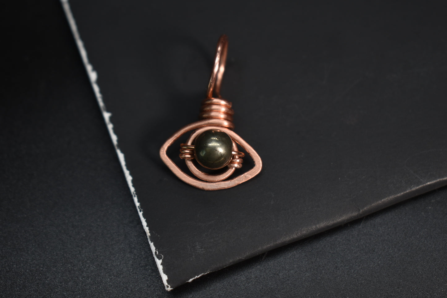 Solar Eye- Copper Pendant - KOSMIK COLLECTIONS