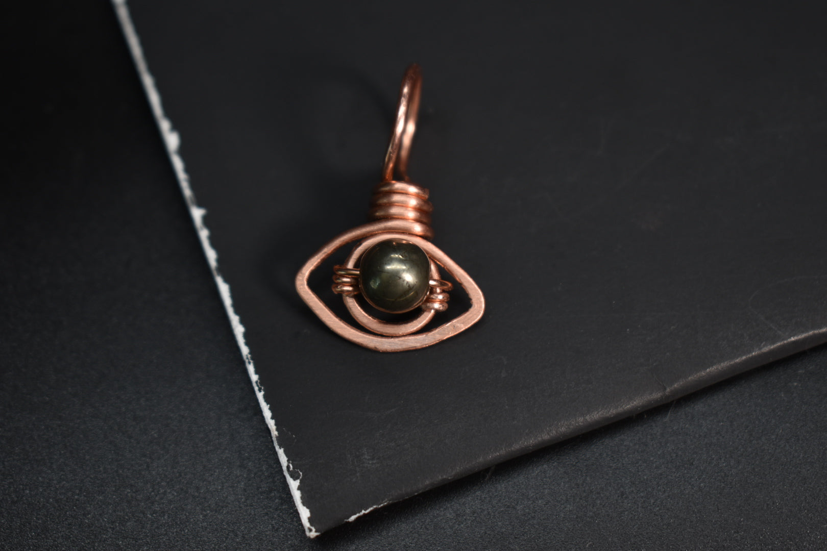 Solar Eye- Copper Pendant - KOSMIK COLLECTIONS